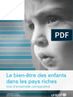 Le Bien-Être Des Enfants Dans Les Pays Riches: Vue D'ensemble Comparative