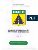 Manual de Sinalização de Obras e Emergências PDF