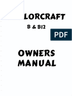 Taylorcraft Owners Manual BB12