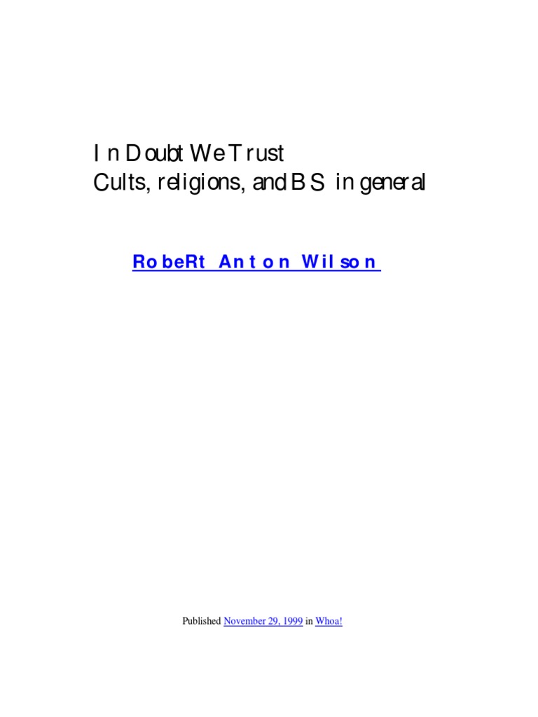 Cults vs. Religions: A Critical Analysis | PDF | Metaphysics | Science