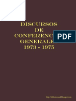 Discursos de Conferencias Generales 1973 1975