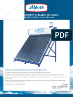 Ajover Sheet Solar Water Heater Es