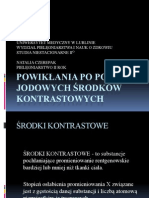 Powikłania Po Podaniu Jodowych Środków Kontrastowych