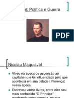 Maquiavel- Politica e Guerra