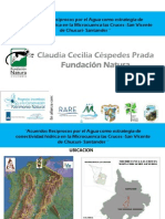 Acuerdo Recíproco Por El Agua, en La Microcuenca Las Cruces, San Vicente de Chucurí, Santander