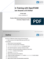 Hands-On Training With OpenFOAM - Flow Around A 2-D Airfoil