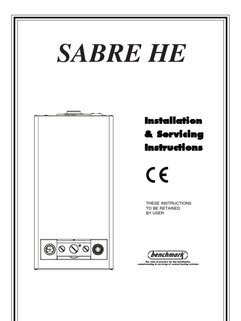 Sabre 25HE Combi | PDF | Water Heating | Valve