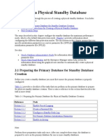 Creating a Physical Standby Database