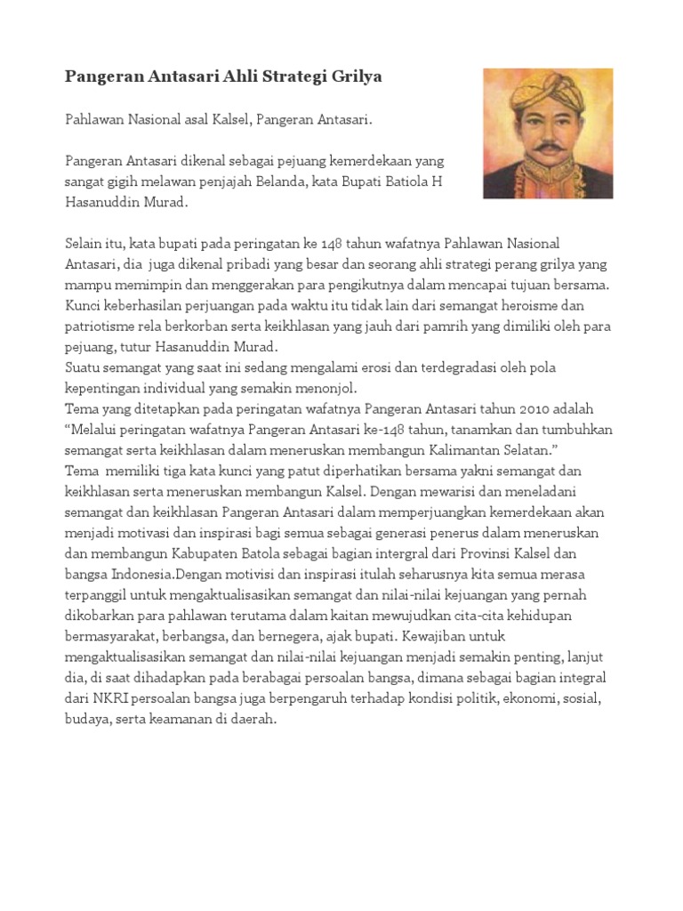Kumpulan Pahlawan Nasional | PDF