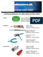 Fabrication Cable ETHERNET Rj45 Web