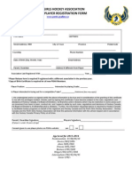 2013-2014 Registration Form