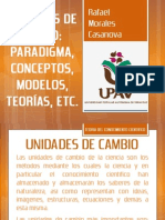 Unidades de Cambio Paradigma, Conceptos, Modelos, Teotias, Etc