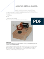 Como Fazer Um Motor Elétrico Caseiro