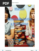 Manual - Orientação Escolar e Profissional