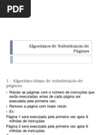 Algoritmos de Substituição de Páginas