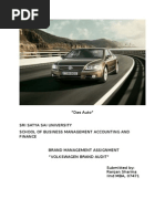 Download brandassignment on volkswagen brand audit by ranjan SN13548429 doc pdf