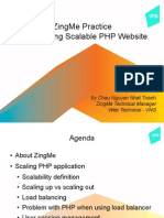 Zingme Practice For Building Scalable PHP Website: by Chau Nguyen Nhat Thanh