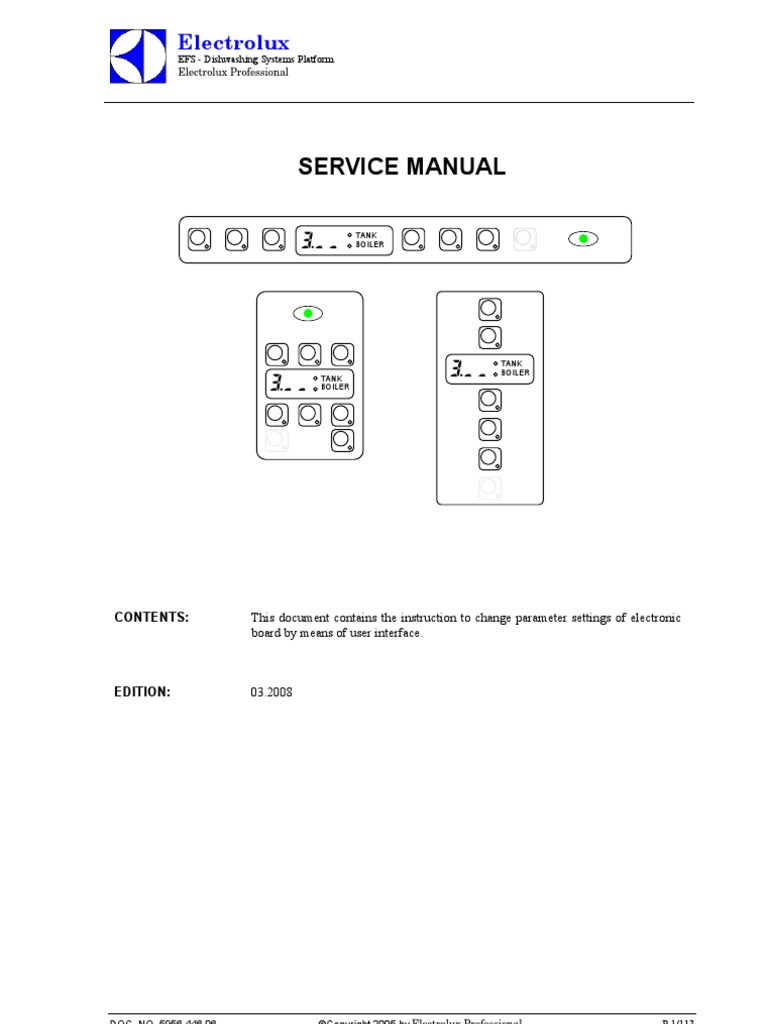 Electrolux Time Manager 6.5kg Manual