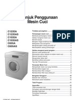 Petunjuk Penggunaan Mesin Cuci PDF