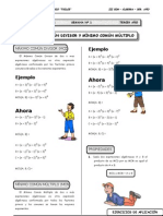 III BIM - 3er. Año - ALG - Guía 1 - MCD - MCM