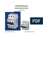 Circuit Breakers in Low Voltage Systems