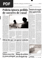 2002.11.18 - Vítima fatal no km 375 da BR-381 - Estado de Minas