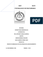 Datos para El Proyecto Hidraulico de Una Presa de Almacenamiento