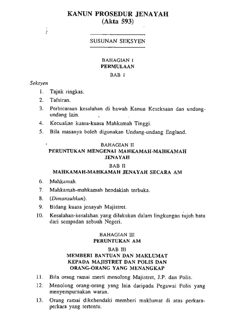 Documents Similar To Kanun Prosedur Jenayah Pdf