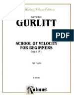 School of Velocity For Beginners, Op. 141 PDF