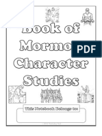 Book of Mormon Character Study Notebooking Pages - Set 2