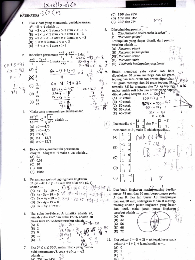 Contoh Soal Bahasa Inggris Tes Masuk Perusahaan