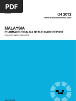 Malaysia Pharmaceuticals & Healthcare Report - Q4 2012