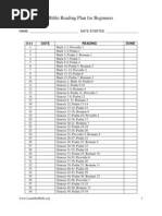Professor Grant Horner Bible Reading Plan Checklist | Books Of Kings | Supernatural Books