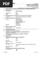 Methyl Orange - MSDS