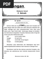 CONTOH undangan umrah
