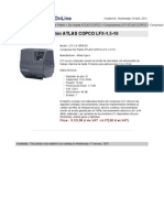 Compresor de Pistn Atlas Copco LFX 1,5 10 Es