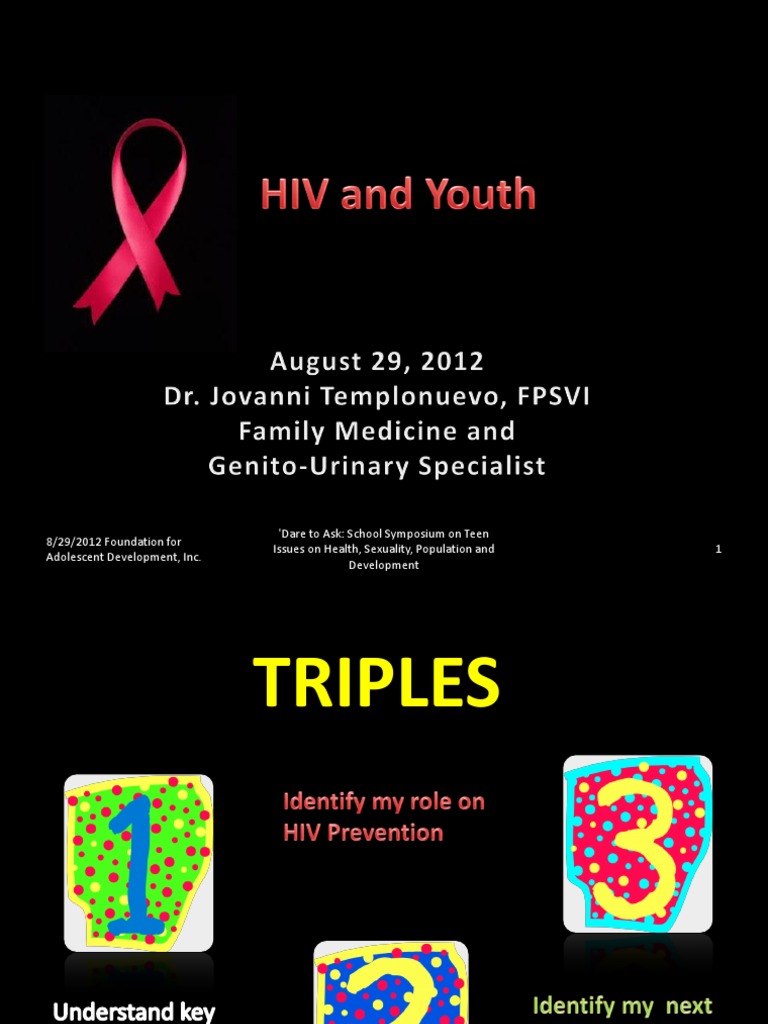 HIV and Youth | PDF | Management Of Hiv/Aids | Hiv/Aids
