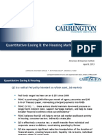 Quantitative Easing & the Housing Market 