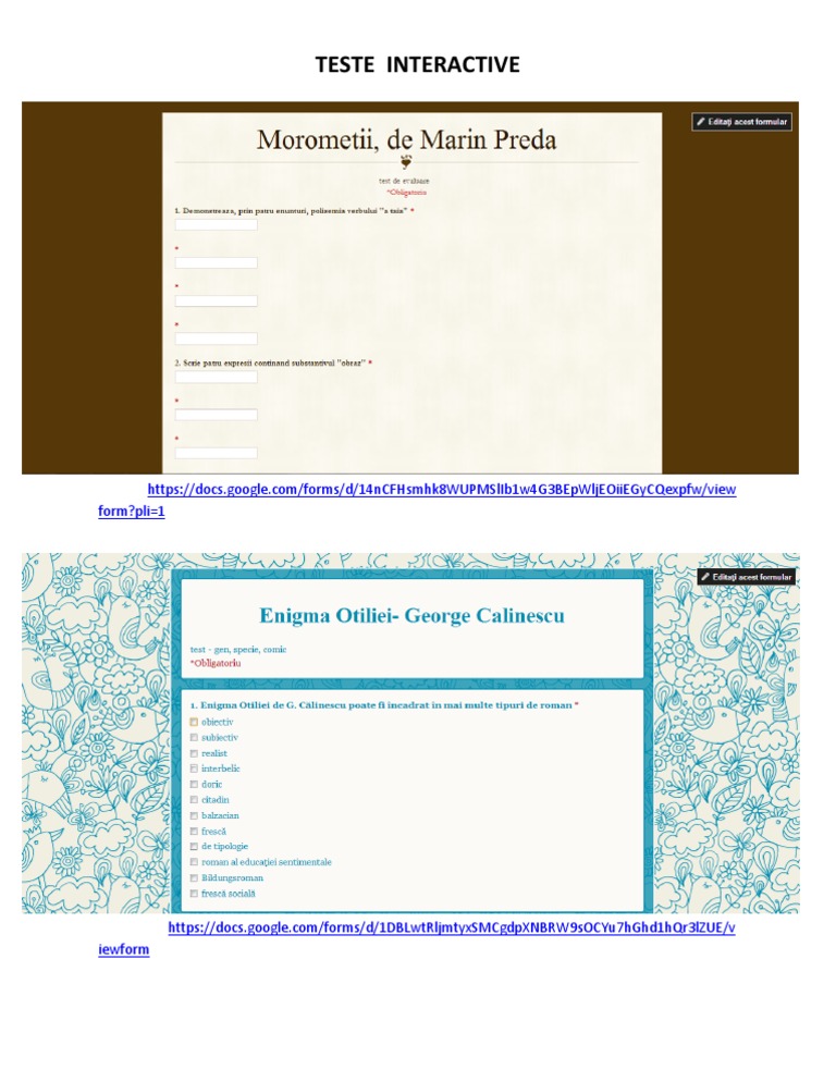 Teste Interactive: Form?pli 1 | PDF