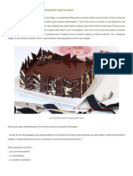 Tort Mousse de Ciocolata Cu Crema de Iaurt Si Mure