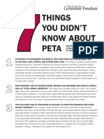 7 Things you never knew about Peta !