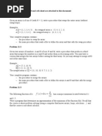 Lab 11 (Last Lab) - Lab 10 and Crib Sheet Are Attached To This Document Problem 11-1