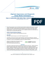 Orthodontics - Alginate Impression and Diagnostic Casts