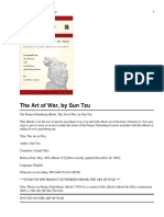 The Art of War, by Sun Tzu 1
