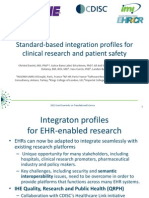 Standard-Based Integration Profiles for Clinical Research and Patient Safety_Introduction