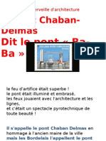 Le Pont Chaban-Delmas Dit Le Pont Ba-Ba