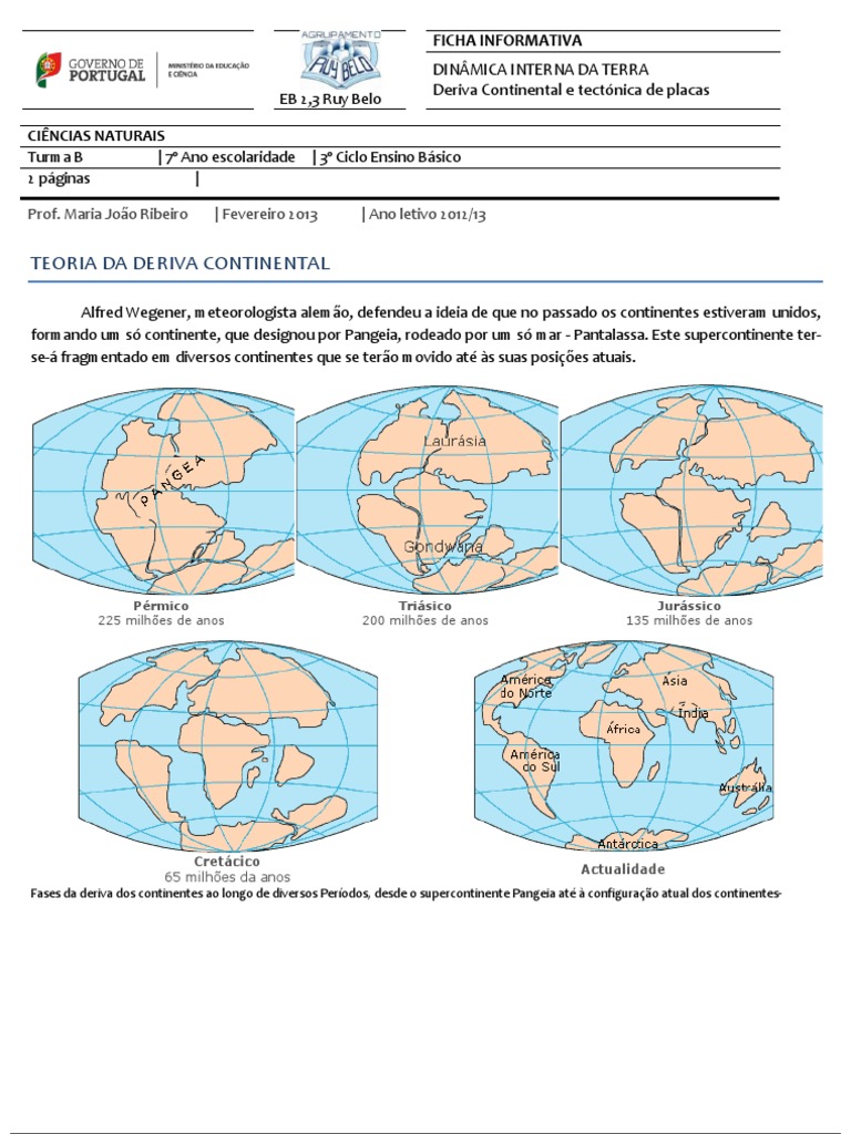 Deriva Continental, PDF, Solo oceânico