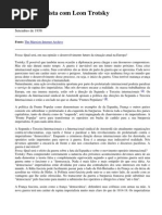 Uma Entrevista Com Leon Trotsky