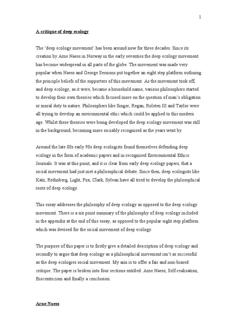 Types of environmental ethics picture