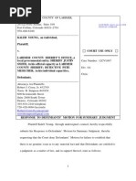 Kaleb Young Response to Motion for Summary Judgment